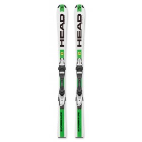 Горные лыжи с креплениями HEAD Supershape LR+LRX 7.5 AC BR.78[H] white/neon yellow