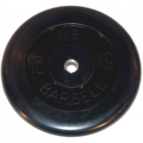 Диск обрезиненный BARBELL  26 мм 15 кг