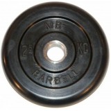 Диск обрезиненный BARBELL  26 мм 2.5 кг