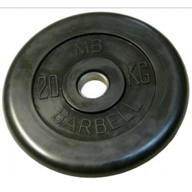 Диск обрезиненный BARBELL  26 мм 20 кг
