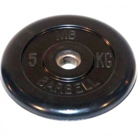 Диск обрезиненный BARBELL  26 мм 5 кг