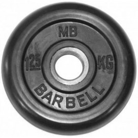 Диск обрезиненный BARBELL  31 мм 1.25 кг
