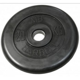 Диск обрезиненный BARBELL  31 мм 20 кг