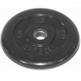 Диск обрезиненный BARBELL  31 мм 5 кг