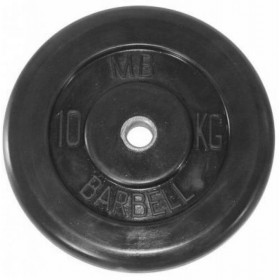 Диск обрезиненный олимпийские BARBELL 51 мм 10 кг