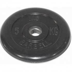 Диск обрезиненный олимпийские BARBELL 51 мм 5 кг